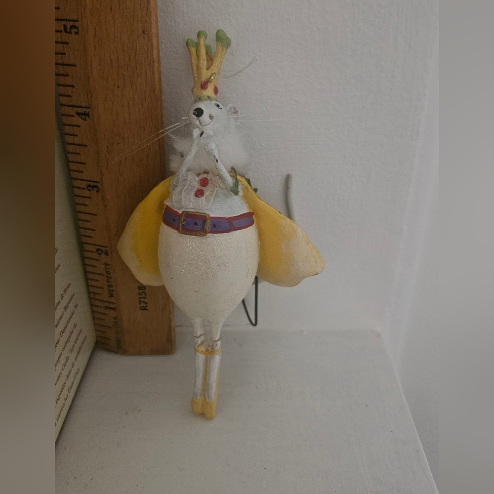 Chritmas Krinkles by Patience Brewster Mouse King ornament.